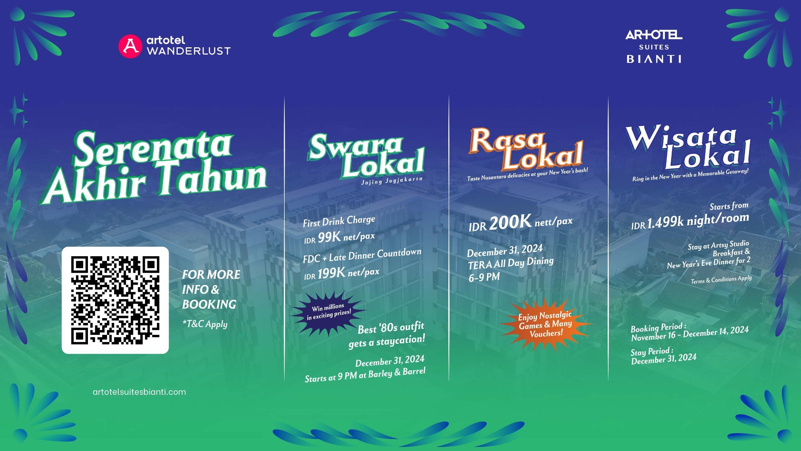 Semarakan Akhir Tahun Artotel Suites Bianti Yogyakarta Gelar 